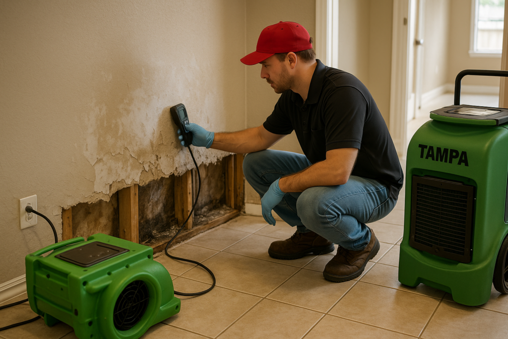 How Professionals Inspect Hidden Water Damage In Tampa Homes