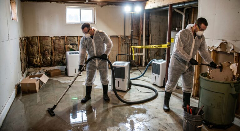 Sewage Cleanup & Sanitization